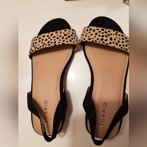 Torrid Leopard Print Sandals